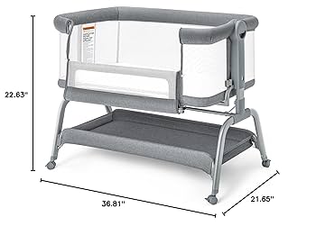 PEDI BALANCE ベース・トップ3本セット Amazon.com: Baby Bassinet, 3 in 1 Bedside Bassinets for Baby